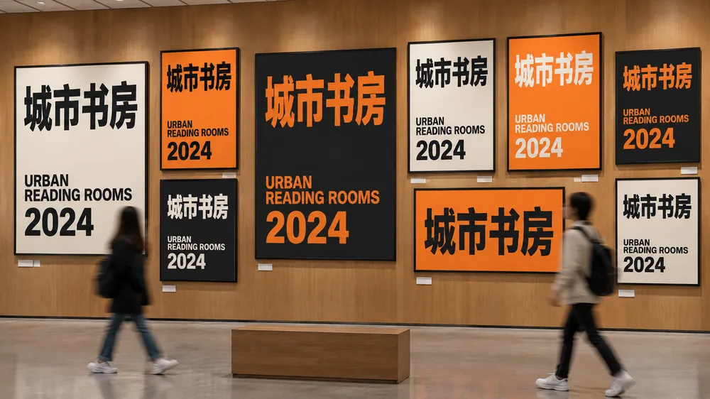 City Reading Rooms: Public reading spaces exhibition · Posters and exhibition graphics
