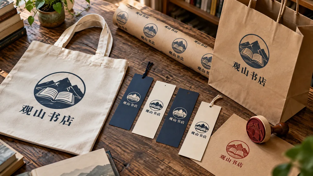 Guanshan Books: Independent bookstore · Identity and merchandise