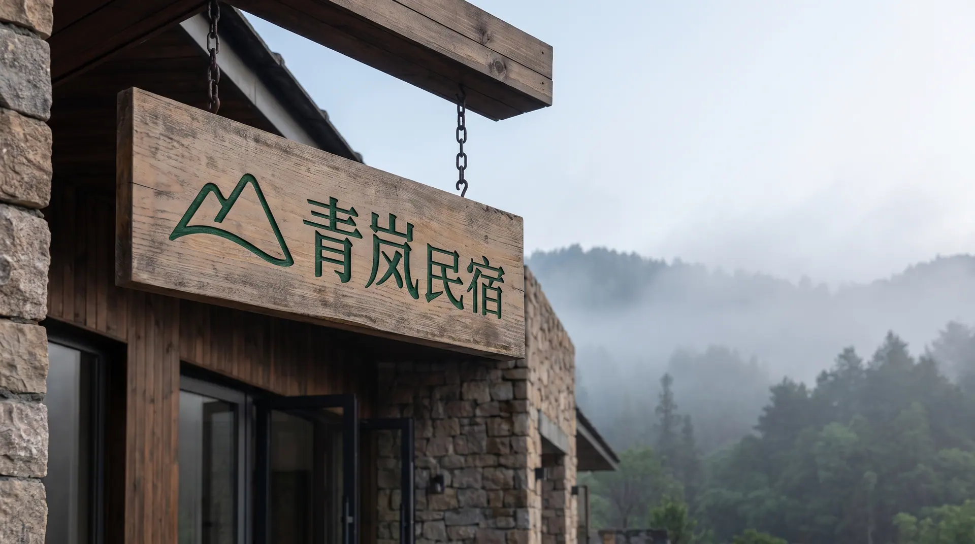 Qinglan Lodge: Boutique mountain stay in Moganshan · Identity and signage