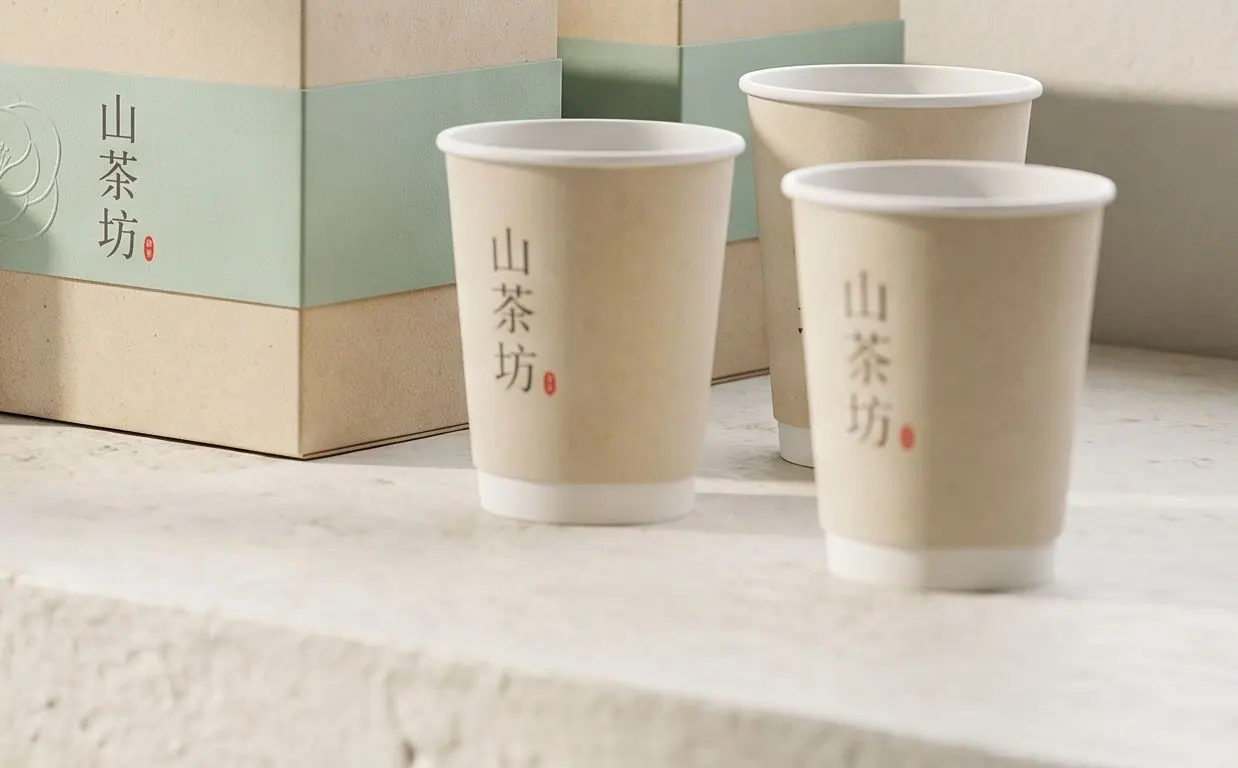 Camellia House eco paper cup