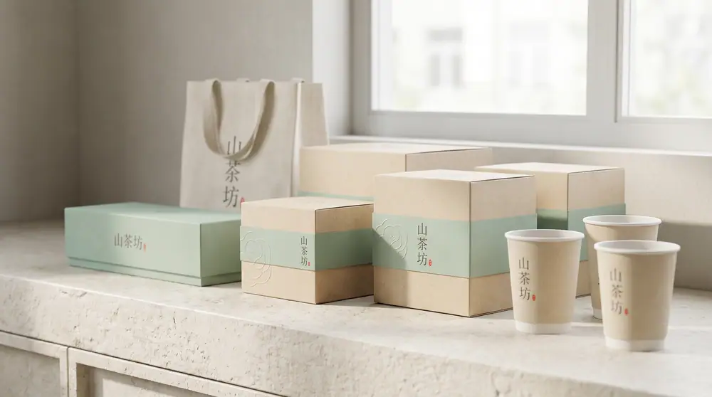 Camellia House: New-Chinese tea brand · Identity and packaging